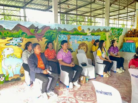 เป็นประธานในพิธีเปิดโครงการส่งเสริมพัฒนาการ และส่งเสริมสุขภาพช่องปากเด็กปฐมวัยในศูนย์พัฒนาเด็กเล็กบ้านหนองหิน