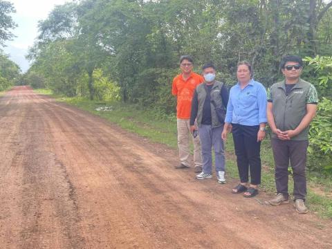 ลงพื้นที่สำรวจพื้นที่การขออนุญาตเข้าทำประโยชน์ในเขตพื้นที่ป่าไม้