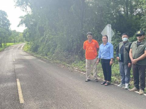 ลงพื้นที่สำรวจพื้นที่การขออนุญาตเข้าทำประโยชน์ในเขตพื้นที่ป่าไม้