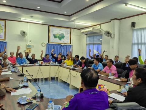 จัดประชุมโครงการแข่งขันกีฬาเยาวชนและประชาชนต้านภัยยาเสพติด ประจำปี 2568