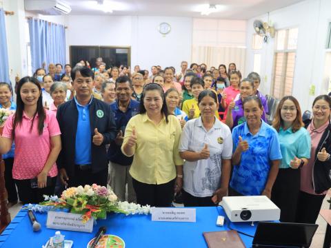 เป็นประธานเปิดงานโครงการปรับเปลี่ยนพฤติกรรมเสี่ยงโรคความดันและโรคเบาหวาน ในประชาชนที่มีอายุ 35 ปีขึ้นไป ประจำปี 2568