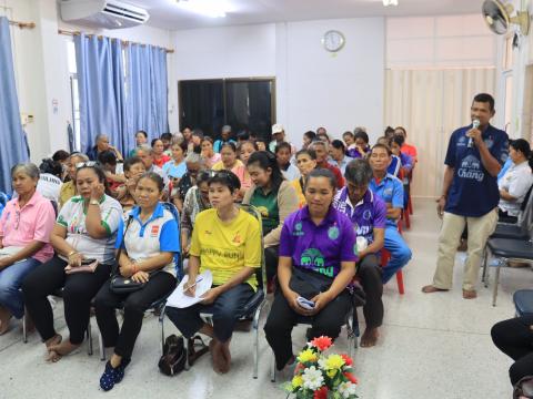เป็นประธานเปิดงานโครงการปรับเปลี่ยนพฤติกรรมเสี่ยงโรคความดันและโรคเบาหวาน ในประชาชนที่มีอายุ 35 ปีขึ้นไป ประจำปี 2568