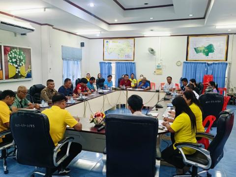 ประชุมโครงการแข่งขันกีฬาเยาวชนและประชาชนต้านภัยยาเสพติด ประจำปี พ.ศ.2568
