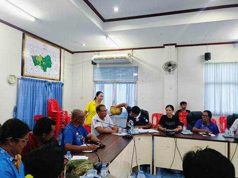 ประชุมโครงการแข่งขันกีฬาเยาวชนและประชาชนต้านภัยยาเสพติด ประจำปี พ.ศ.2568