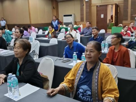 โครงการพัฒนาศักยภาพประธารและเลขานุการชมรมผู้สูงอายุเครือข่ายจังหวัดบุรีรัมย์ สู่ความเข้มแข็ง ประจำปี 2568