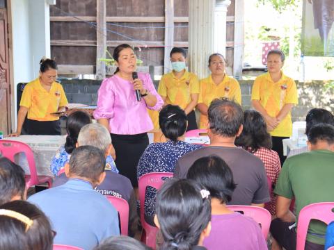 เปิดงาน การอบรมและตรวจคัดกรองสารเคมีตกค้างในเลือดเกษตรกรหมู่ที่ 9