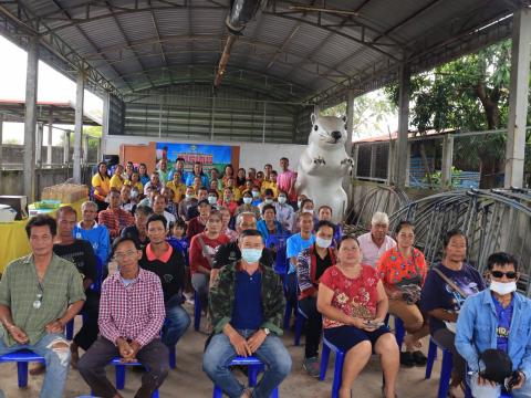 การอบรมและตรวจคัดกรองสารเคมีตกค้างในเลือดเกษตรกร หมู่ที่ 8