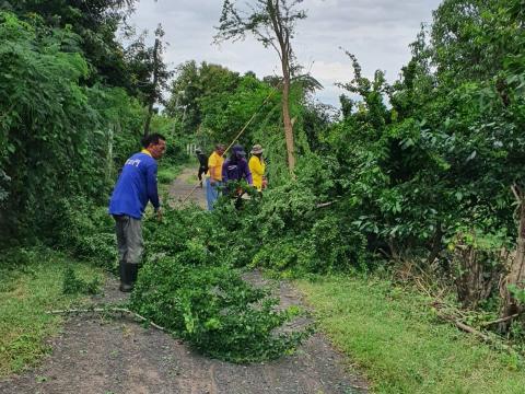 ปรับภูมิทัศน์รอบๆบริเวรวัดเขาโชคอำนวย