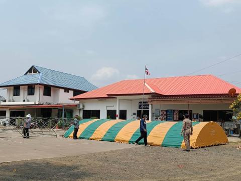 เตรียมความพร้อมสถานที่จัดงาน