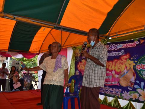 โครงการส่งเสริมเทศกาลประเพณี วันสงกรานต์ และรดน้ำดำหัวผู้สูงอายุ ประจำปี 2566