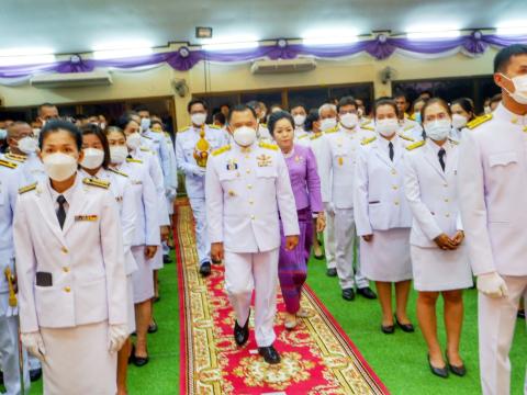 พิธีจุดเทียนถวายพระพรชัยมงคล สมเด็จพระนางเจ้าสุทิดา พัชรสุธาพิมลลักษณ พระบรมราชินี