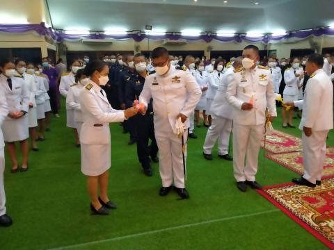 พิธีจุดเทียนถวายพระพรชัยมงคล สมเด็จพระนางเจ้าสุทิดา พัชรสุธาพิมลลักษณ พระบรมราชินี