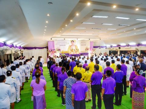 พิธีจุดเทียนถวายพระพรชัยมงคล สมเด็จพระนางเจ้าสุทิดา พัชรสุธาพิมลลักษณ พระบรมราชินี
