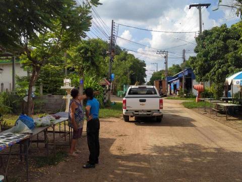 ลงพื้นที่ตรวจรางระบายน้ำในพื้นที่ หมู่ 11 ตำบลถาวร
