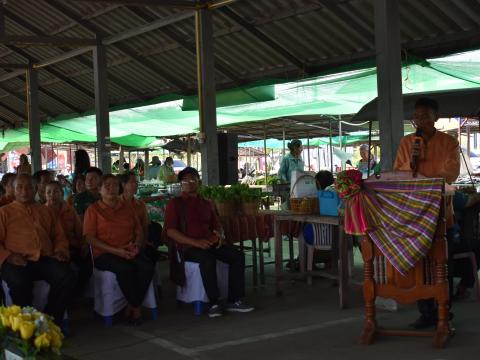 ภาพบรรยากาศงานเปิดตลาดนัดท้องถิ่นสีเขียว