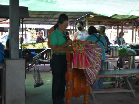 ภาพบรรยากาศงานเปิดตลาดนัดท้องถิ่นสีเขียว