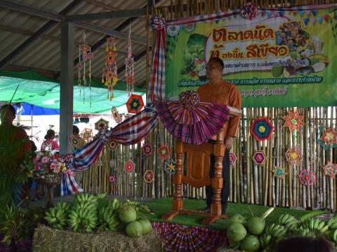 ภาพบรรยากาศงานเปิดตลาดนัดท้องถิ่นสีเขียว