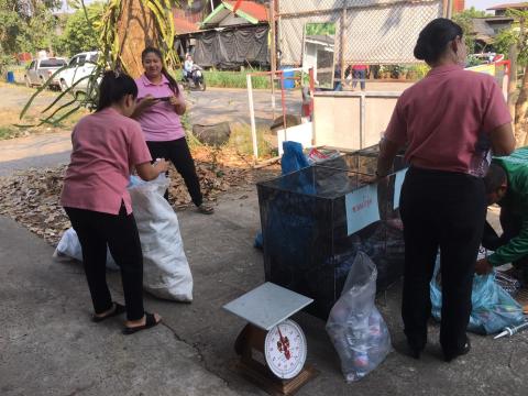 กิจกรรม Kick Off การดำเนินงานธนาคารขยะ (Recyclable Waste Bank)