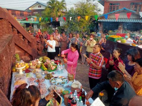 ทำบุญหมู่บ้านประจำปี หมู่ 9