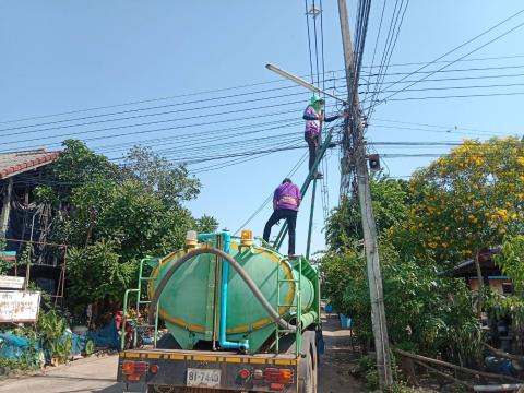 ออกดำเนินการซ่อมไฟฟ้าส่องสว่าง