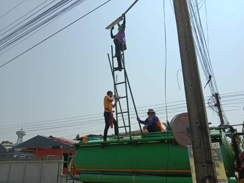 ซ่อมไฟฟ้าส่องสว่างในพื้นที่ หมู่ 5 และหมู่ที่ 11