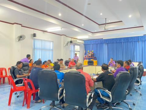 ประชุมการดำเนินงานการจัดงานโครงการประเพณีบุญบั้งไฟประจำปี 2567