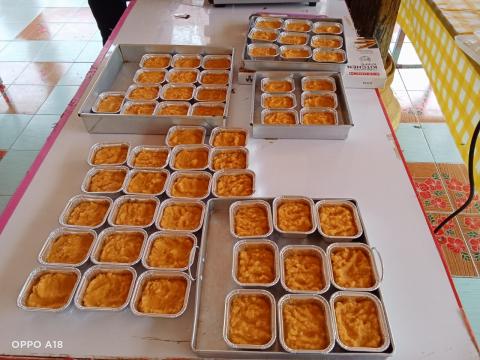 การอบรมฝึกอาชีพ"โครงการส่งเสริมและพัฒนาศักยภาพประชาชนทุกช่วงวัย ประจำปีงบประมาณ 2567