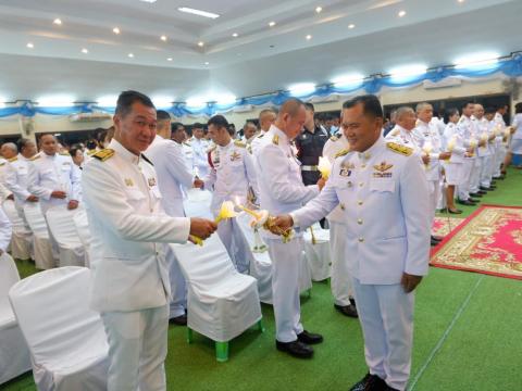 พิธีถวายราชสักการะและวางพานพุ่ม และพิธีจุดเทียนถวายพระพรชัยมงคล