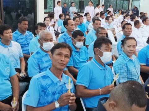 พิธีถวายราชสักการะและวางพานพุ่ม และพิธีจุดเทียนถวายพระพรชัยมงคล