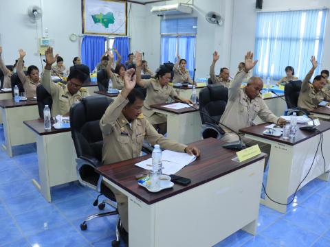 การประชุมสภาเทศบาลตำบลถาวร สมัยที่3 ครั้งที่ 2