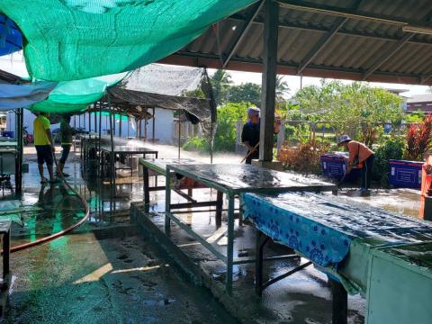 ล้างตลาดชุมชน
