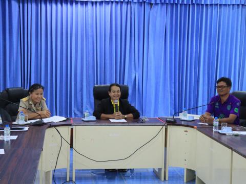 ประชุมโครงการประเพณีขึ้นเขาหลุบ