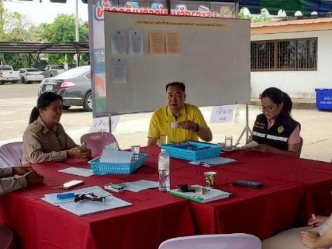 ตรวจเยี่ยมศูนย์ประสานงานการเลือกตั้งประจำเทศบาลตำบลถาวร