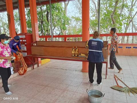 เตรียมความพร้อม ในการจัดงานประเพณีขึ้นเขาหลุบ
