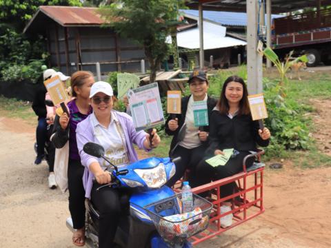 รณรงค์การไปใช้สิทธิเลือกตั้งสมาชิกสภาเทศบาล และนายกเทศมนตรีตำบลถาวร
