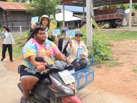 รณรงค์การไปใช้สิทธิเลือกตั้งสมาชิกสภาเทศบาล และนายกเทศมนตรีตำบลถาวร