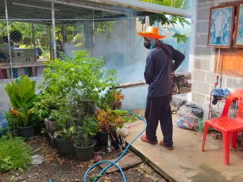 ฉีดพ้นหมอกควันกำจัดยุงลาย