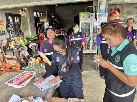 ตรวจสุขาภิบาลและใบอนุญาต ร้านค้า