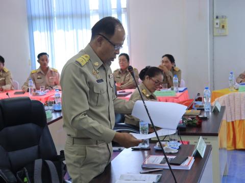 ประชุมสภาเทศบาล ฯ ครั้งแรก