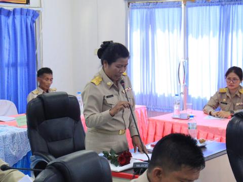 ประชุมสภาเทศบาล ฯ ครั้งแรก
