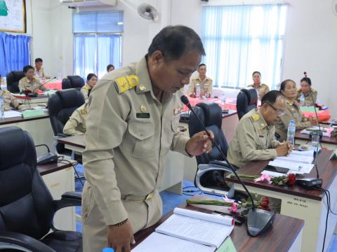 ประชุมสภาเทศบาล ฯ ครั้งแรก