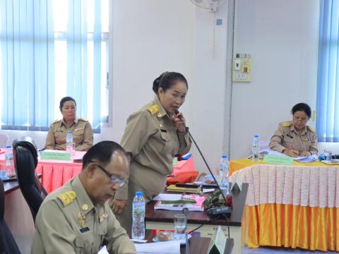 ประชุมสภาเทศบาล ฯ ครั้งแรก