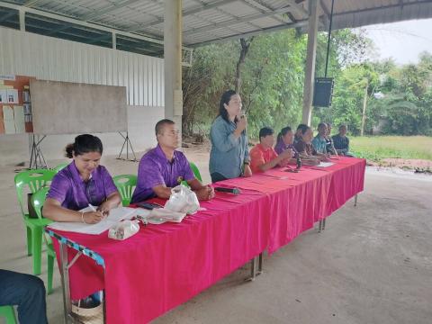 ลงพื้นที่พบปะพี่น้องประชาชน หมู่ที่ 5 บ้านหนองปรือ