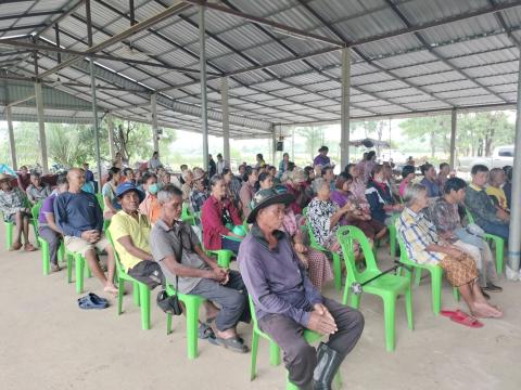 ลงพื้นที่พบปะพี่น้องประชาชน หมู่ที่ 5 บ้านหนองปรือ