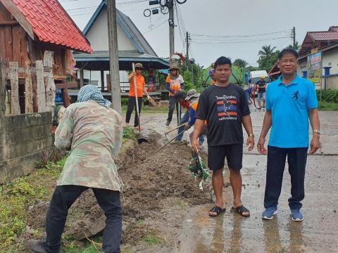 แก้ไขปัญหาร้องทุกข์จากพี่น้องประชาชนเรื่องน้ำขัง