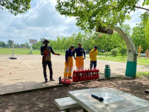 กิจกรรมให้ความรู้ด้านการป้องกันและระงับอัคคีภัยเบื้องต้น ณ โรงเรียนไทยรัฐวิทยา 26