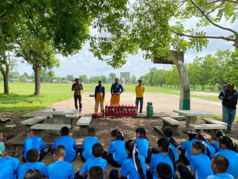 กิจกรรมให้ความรู้ด้านการป้องกันและระงับอัคคีภัยเบื้องต้น ณ โรงเรียนไทยรัฐวิทยา 26
