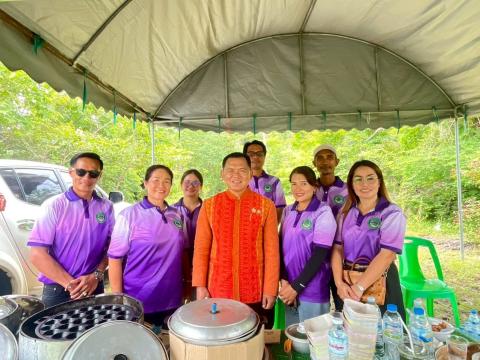 ร่วมเป็นเจ้าภาพโรงทาน #ขนมครก ในงานผ้าป่าสามัคคี