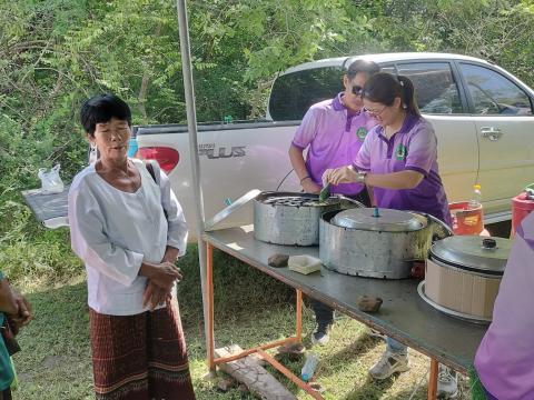ร่วมเป็นเจ้าภาพโรงทาน #ขนมครก ในงานผ้าป่าสามัคคี
