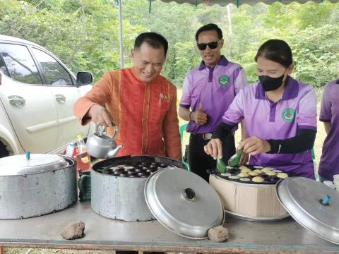 ร่วมเป็นเจ้าภาพโรงทาน #ขนมครก ในงานผ้าป่าสามัคคี